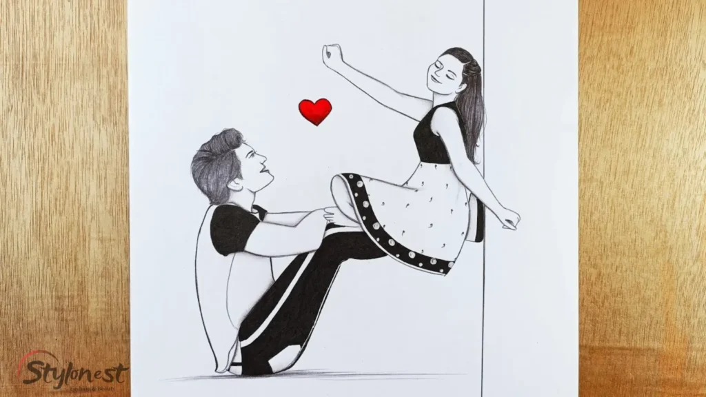 Romantic Couple Drawing Ideas
