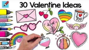 Valentine Day Drawing Ideas