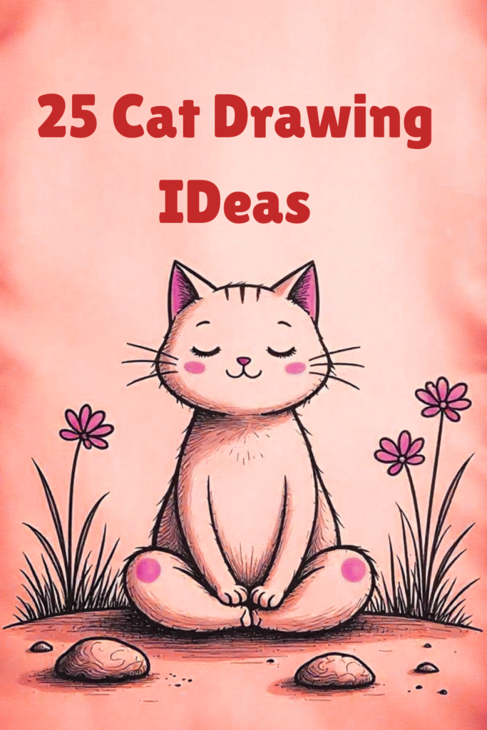 25 Hilarious Drawings of Cats and Dogs Using the Time Warp Filter 2 Spring Minimalist Pink Blog Post Pinterest Pin 35