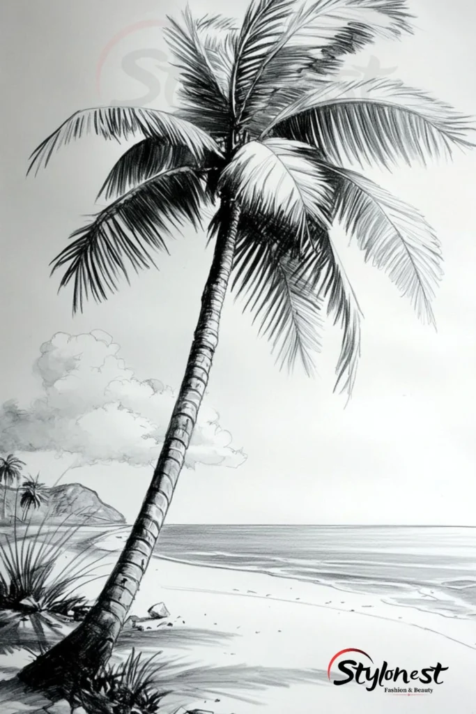 Top 10 Drawing Ideas for Beginners 4 Tree Silhouette Drawing