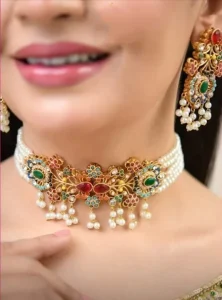 All Season Traditional Bridal Jewellery for Women (chokkar necklace set)